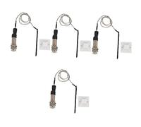 Milisten 4 Piezas Pastillas De Guitarra Pastilla para Guitarra Acustica Pastillas De Banjo Pluma De Cera Pastillas Piezoeléctricas para Ukelele Piezas De Cobre Resina Abdominal Bajo