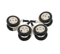 Milisten 4 Piezas Ruedas paso a paso ruedas de repuesto para Walker para Walker plástico