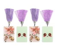 MILISTEN 4 Piezas Tablero De Envoltura De Uñas Exhibición De Arte De Uñas Selección De Uñas Púas De Guitarra Con Borlas Color De Dibujo Titular De Púas De Guitarra Acrílico Ding Ding Laúd