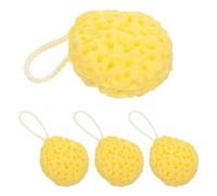 Milisten 4 Piezas Unidades Esponjas de Baño Panal Ultrablando Exfoliante Corporal para Ducha Esponja de Baño con Estructura de Panal Fácil de Enjuagar para Limpieza Profunda y