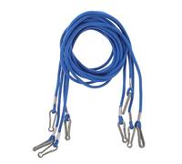 Milisten 4 Pinzas elásticas para Manoplas, Pinzas para Guantes, Cuerda de Nailon Azul antipérdida para el Cuello para niños pequeños en la Pista de Hielo, mostrador de Alquiler de esquís.