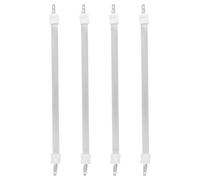 Milisten 4 Tubos calefactores para Calentadores eléctricos - Resistencia de Cuarzo Resistente a Altas temperaturas - Reemplazo de Estufa eléctrica para reuniones sociales