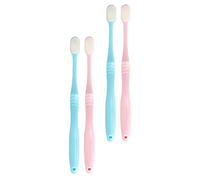 MILISTEN 4 Unids Extra Suave Cepillo de Dientes Japonés Micro Nano Cepillos de Dientes Cepillo de Dientes Manual de Cerdas de Hilo Suave para Niños Adultos Niños