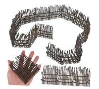 Milisten 40 Piezas Paneles de Vallas de Juguete para Granja Cercado Realista para y Corral de Caballos Accesorios Sólidos y Detallados para Figuras de Animales para Crear Paisajes