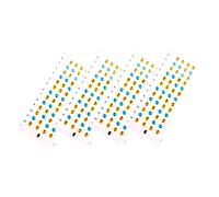 Milisten 4hojas Pegatinas de Escala para Ukelele Guía de Dedos para Principiantes Calcomanías de Notas para Diapasón Herramienta de Aprendizaje para Practicar Tocar