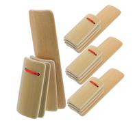Milisten 4piezas Allegro Para Principiantes De Badajos De Bambú Instrumentos Musicales Tradicionales Chinos Para Práctica De Percusión Para Actuación Escenario o Actividades De Banda