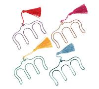 Milisten 4piezas Clip De Partitura Musical Sujetapáginas De Música Clip Para Libros De Música Con Borlas Para Sujetar Partituras Suministros Para Instrumentos Obsequio Para Músicos