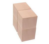 Milisten 4piezas De Madera Natural para Manualidades y Educación Matemática Juguete La Imaginación y Habilidades Matemáticas