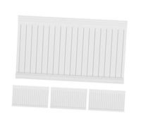 Milisten 4piezas Miniature House Skirting Board Wainscoting for Dollhouse Decoration Tiny Wall Trims and Accessories for Interior Design