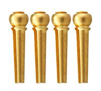 Milisten 4piezas Puntas De Puente De Puente De Guitarra De Clavijas De Duraderas Para Guitarras Reemplazo Accesorios De Estables y Resistentes