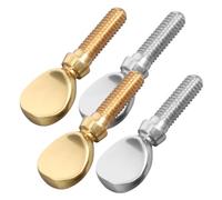 Milisten 4piezas Tornillo De Abrazadera De Boquilla Para Saxofón y Tenor Repuesto Para Mástil De Saxofón Accesorio Para Instrumento Músical De Reparación Para Mástil De