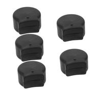 Milisten 5 Piezas descanso para clarinete tamaño descansar instrumento dedo reposapiés de goma accesorios de soporte para clarinete Almohadilla para pulgar de clarinete caucho Negro