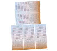 Milisten 5 Piezas Libro ilustrado de Signos espirituales Libros de interpretación de 64 hexagramas. Libro de Significado de hexagramas i Ching 64 hexagramas Tapa Blanda i Ching guías Papel
