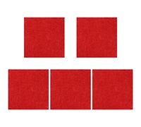 MILISTEN 5 Piezas Paneles Acústicos Panel De Amortiguación De Sonido Acolchado De Absorción De Insonorización Azulejos De La Pared Cuadrado Ser- Familiar Sintió Fondo De Pantalla Oficina