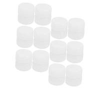 Milisten 50 Piezas de Sonajeros para Bebés en Caja de Plástico Blanco, Accesorios para Estimular la Percepción Táctil y Atraer la Atención del Niño en Portabebés y Cunas