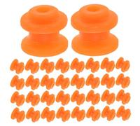 Milisten 50 Piezas Kit de Poleas de Plástico Pequeñas para Modelos Engranajes de Precisión para Construcción y Accesorios de Juguetes DIY