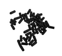 Milisten 50piezas Fundas De Micrófono De Antideslizantes para Auriculares Protección contra Arañazos y Daños para Micrófonos Color Negro