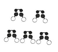 Milisten 5juegos Cubiertas De Lentes Objetivo para Prismáticos De Impermeables y Antirayaduras Protección Alta Caucho De Superior Accesorios Prácticos y Fiables para Binoculares
