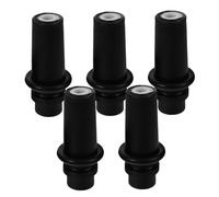 Milisten 5piezas Funda Retráctil Para Cordal De Violín Accesorio Para Piqueta De Contrabajo Protección Del Suelo Soporte Antideslizante Para Clavija De Extremo Conciertos y Ensayos