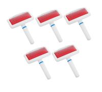 Milisten 5piezas Kit De Peines Para Mascotas Peine De Alambre Para Perros y Gatos Herramienta Para Quitar De Pelo Para Caniches y Doodles