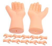 Milisten 6 Pares Manos Plásticas para Muñecas Accesorios Realistas para Manualidades de Muñecas Componentes de Reemplazo para Creación de Títeres y Reparaciones DIY
