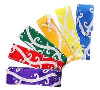 Milisten 6 Piezas Cintas de Gimnasia para Ribbons de Baile Artístico Accesorios de Rendimiento para Cintas Rojo Azul Verde Naranja