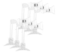 Milisten 6 Piezas Clips para Alimentación de Peceras con Ventosas Ajustables Resistentes al Accesorios Versátiles para Acuarios Fáciles de Colocar el Lateral del Tanque Regalo para Amantes