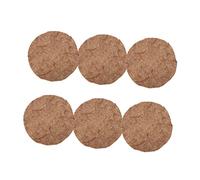 Milisten 6 Piezas Colchón de Coco Egg Nest Zoo nidos de pajaros Fibra de Coco Almohadillas de Fibra para la cría de Loros plantador Manual Almohadilla para anidar pájaros Estera de cría