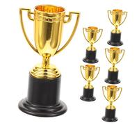 Milisten 6 Piezas de Plástico para Decoración Artificial para Escritorio Casa Premios de para Fiestas y Infantiles