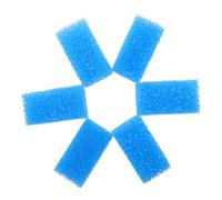 Milisten 6 Piezas Esponja Filtro para Acuario Alta Densidad Biocarbónica Media Filtrante para Tanque de Peces Purificación Compatible con Modelos