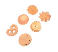 Milisten 6 Piezas Horquillas de Pelo Kawaii Forma de Galleta de Pinzas Divertidas para Niñas Accesorios para Cabello Clips de Cookies