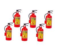 Milisten 6 Piezas Juguetes de de Agua de extinción de Juguete de extinción de extintor de Incendios de Juguete para el plastico Rojo