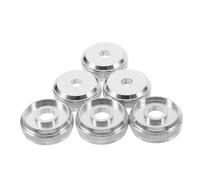 Milisten 6 Piezas Nuez Pequeña para Tornillos de Válvula Reemplazos de Pistones de Válvulas Accesorios para Pistones de Trompeta Uso Reparación de Trompeta de Corneta