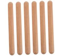 Milisten 6 Piezas Palos de Ritmo de Madera para Unidades Portátiles Herramienta Musical de Percusión para Educación y Desarrollo Creativo Infantil