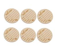 Milisten 6 Piezas Placa De Y Del Bebé Mamá Hola Tablón De Anuncios De Nombre De Recién Nacido Letreros Mensual Del Recién Nacido Meses De Madera