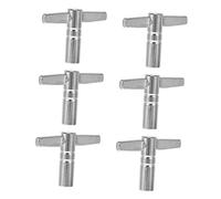 Milisten 6 Piezas Tecla De Batería Regulador De Batería Para Instrumentos De Percusión Herramienta De Ajuste De Tambor Para Mantenimiento