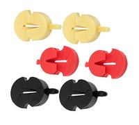 Milisten 6 Piezas Violín Mudo Caucho De Violín Instrumentos Musicales Sordina De Goma Para Viola Suministros De Violín Sordo De Violín Principiante Instrumento De Cuerda Silenciador