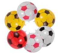 Milisten 6piezas Inflables De Fútbol para Juguetes De Verano para Playa y Piscina Divertidos y Coloridos De Diámetro