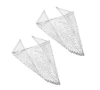 Milisten 6piezas Paquete De Bandanas para Perros Diseño De Lentejuelas Brillantes Pañuelo para Mascotas Toalla De Saliva para Cachorros Accesorio para Fiestas y Eventos