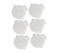 Milisten 6piezas Protector Para Perillas De Estufa Con Cierre De Seguridad Para Niño Niña Cubierta Para Quemadores De Gas Pack De Unidades Con Diseño Seguro y Fácil Manejo Para Cocinas y La