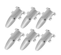 Milisten 6piezas Púas De Dedo Grande Para Guitarra Púas De Acero Inoxidable Para Instrumentos De Cuerda Útiles Tocadas De Guitarra