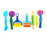 Milisten 7 piezas Rodillo de Plástico para Manualidades con Arcilla de Herramientas DIY para Modelado y Desarrollo de Habilidades Incluye Rodillos Pequeños y Colores Color Color Aleatorio
