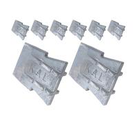 Milisten 8 Cuñas Metálicas de Repuesto para Mango de Martillo, Cuñas de Metal Resistentes para Herramientas Agrícolas, Accesorio Reforzado para Fijación y Mantenimiento de Ejes de