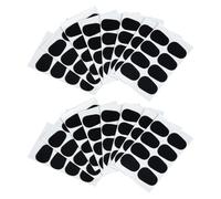 Milisten 8 láminas de almohadillas de goma para boquilla de saxofón: Kit de parches ovalados finos de 0,8 mm para saxofón y clarinete - Almohadillas suaves para la boquilla - Almohadillas