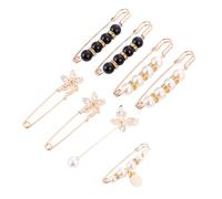 Milisten 8 piezas Broches Ajustables para Cintura para Modificar Faldas y Vestidos Imperdibles Retráctiles para Mujer Accesorios Decorativos para Evitar Exposición y Ajustar Prendas