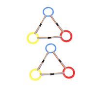 Milisten 8 piezas Cuerda de Seguridad para Asas Antideslizantes Cuerda para Paseo Guarderías y Preescolares Material Duradero para Control y Organización Segura al Aire Color Aleatorio