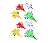 Milisten 8 Piezas Juguetes De Avión Huili Aviones para Juguete De Combate De Plástico Aviones De Juguete para Juguetes De Avión para Pequeños El Plastico