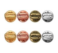 Milisten 8 Pines de Solapa Metálicos Diseño de Granos de Café para Chaquetas de Mezclilla y Lapelas, Accesorios Versátiles y Elegantes para Uso Diario y Festivales