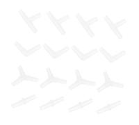 Milisten 80 Piezas Kit de Conectores de Tubo de Aire para Acuario Accesorios de Manguera de Oxígeno Duraderos con Tipos de Conexiones para de Aire y Piedras Difusoras Peceras