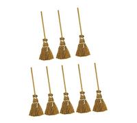 Milisten 8piezas Escobas para Casa De De Decoración Artesanal para Accesorios De Juguete